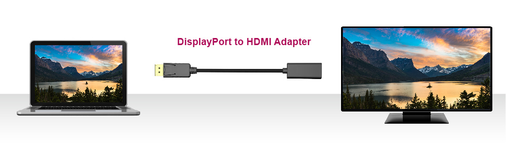DP(Adaptive-sync) to HDMI(VRR)转换器，一端接到PC的DP界面，另一端则是接至HDMI的显示器的HDMI界面