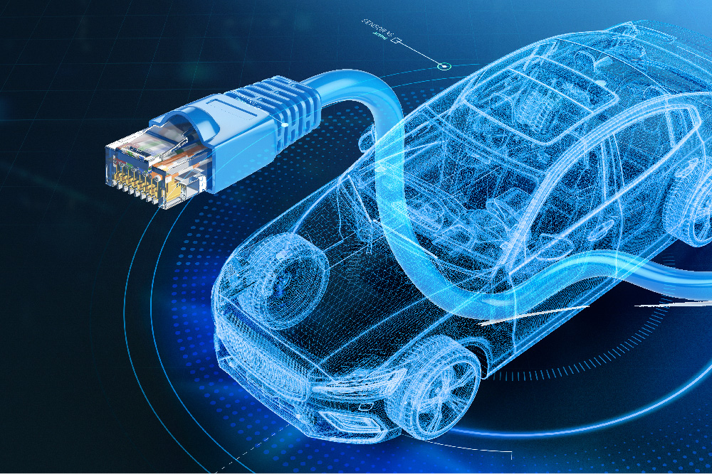 Automotive Ethernet是指在汽车中使用Ethernet技术的网络。它的发展主要受益于汽车对更多数据和连接性的需求