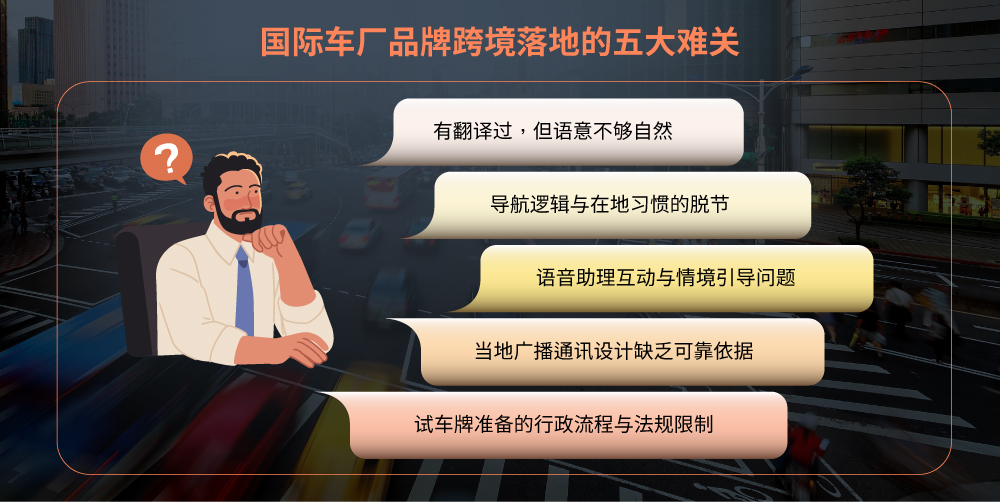 国际车厂品牌跨境落地的五大难关