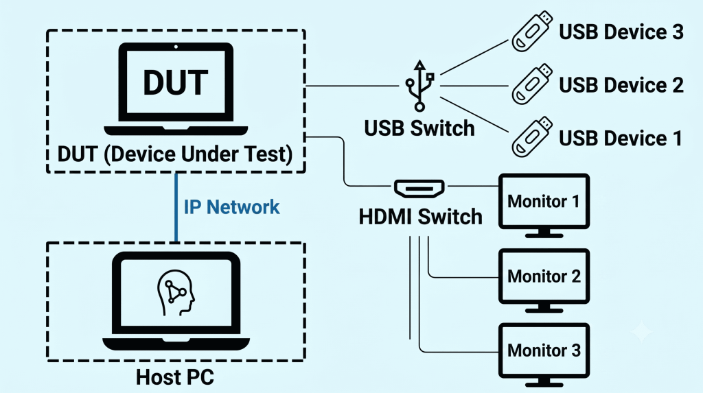 Application #2 远程与硬件工装治具控制：I/O Switch Fixture 与远程控制