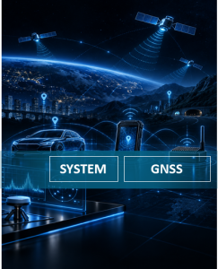CPE 设备、卫星与 LTE 基站，示意 LTE 与 GNSS 共存干扰测试